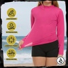 image:imageVolcom Girls Rash Guard 2Pack Long Sleeve UPF 50 Swim Shirt Sun Protection Swimwear for KidsPink