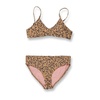 image:imageVolcom Girls Swimsuit Two Piece Bikini SetAnimal Print 1