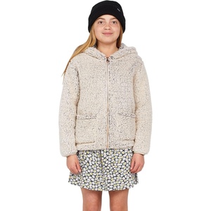 image:imageVolcom Girls Lived in Lounge Phuz Up Sherpa Zip Fleece JacketSand