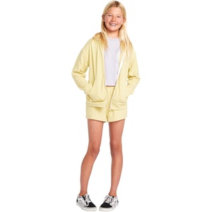 image:imageVolcom Girls Lived in Lounge Zip Fleece SweatshirtCitron