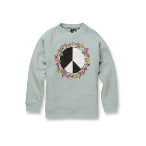 image:imageVolcom Girls Truly Stokin Crew Fleece SweatshirtStone Blue