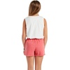 image:imageVolcom Girls Strutin Stone Elastic Waist Cut Off ShortElectric Coral