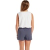image:imageVolcom Girls Strutin Stone Elastic Waist Cut Off ShortMidnight Blue