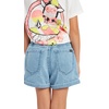 image:imageVolcom Girls Sunday Strut Rolled Cuff ShortPale Blue