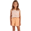 image:imageVolcom Girls Strutin Stone Elastic Waist Cut Off ShortMelon