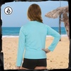 image:imageVolcom Girls Rash Guard for Girls Long Sleeve Swim Shirt SPF50Aqua