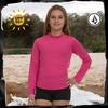 image:imageVolcom Girls Rash Guard for Girls Long Sleeve Swim Shirt SPF50Fuchsia
