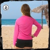 image:imageVolcom Girls Rash Guard for Girls Long Sleeve Swim Shirt SPF50Fuchsia