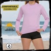 image:imageVolcom Girls Rash Guard for Girls Long Sleeve Swim Shirt SPF50Lavender