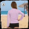 image:imageVolcom Girls Rash Guard for Girls Long Sleeve Swim Shirt SPF50Lavender