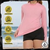 image:imageVolcom Girls Rash Guard for Girls Long Sleeve Swim Shirt SPF50Pink
