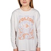 image:imageVolcom Girls Werkin Doubles Long Sleeve TeeAsh