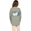 image:imageVolcom Girls Werkin Doubles Long Sleeve TeeLight Army