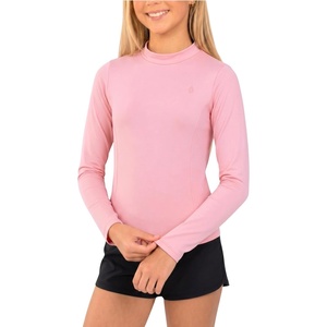image:imageVolcom Girls Rash Guard for Girls Long Sleeve Swim Shirt SPF50Pink