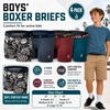image:imageVolcom Boys Boxer Briefs Performance Underwear with Moisture Wicking amp Stretch 4PackPurpleBlackRedNavy