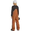 image:imageVolcom Boys Youth Barkley Bib Overall Snowboard PantCaramel S5
