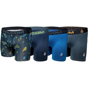 image:imageVolcom Boys Boxer Briefs Performance Underwear with Moisture Wicking amp Stretch 4PackMultiBlueBlueGrey