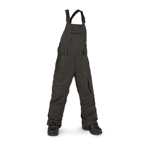 image:imageVolcom Boys Youth Barkley Bib Overall Snowboard PantBlack Green