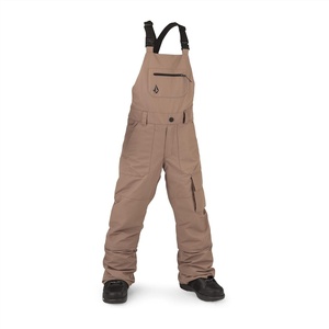 image:imageVolcom Boys Youth Barkley Bib Overall Snowboard PantCoffee