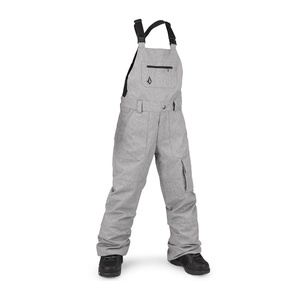 image:imageVolcom Boys Youth Barkley Bib Overall Snowboard PantHeather Grey