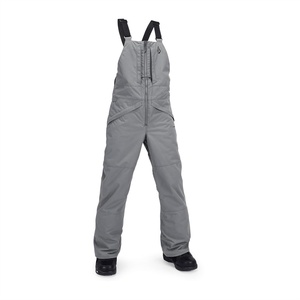 image:imageVolcom Boys Youth Barkley Bib Overall Snowboard PantStorm Grey S4