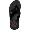 image:imageVolcom Mens Daycation Flip Flop Sandal  Soft Brushed Recliner Comfort Foam FootbedBlack Multi V