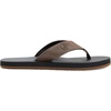 image:imageVolcom Mens Daycation Flip Flop Sandal  Soft Brushed Recliner Comfort Foam FootbedBrown V