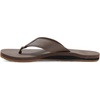 image:imageVolcom Mens Daycation Flip Flop Sandal  Soft Brushed Recliner Comfort Foam FootbedBrown Vlx