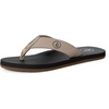 image:imageVolcom Mens Daycation Flip Flop Sandal  Soft Brushed Recliner Comfort Foam FootbedKhaki V