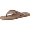 image:imageVolcom Mens Daycation Flip Flop Sandal  Soft Brushed Recliner Comfort Foam FootbedNatural Vlx