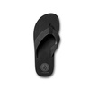 image:imageVolcom Mens Daycation Flip Flop Sandal  Soft Brushed Recliner Comfort Foam FootbedNew Black Destructo