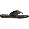 image:imageVolcom Mens Recliner Sandals  Waterfriendly Flip Flops With Recliner Comfort Foam FootbedBrownstone