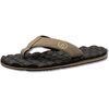 image:imageVolcom Mens Recliner Sandals  Waterfriendly Flip Flops With Recliner Comfort Foam FootbedKhaki