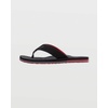 image:imageVolcom Mens Victor FlipFlop SandalBlackRed