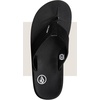 image:imageVolcom Mens Victor Sandals  Waterfriendly Flip Flops With Comfort Foam FootbedBlack