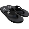 image:imageVolcom Mens Daycation Flip Flop Sandal  Soft Brushed Recliner Comfort Foam FootbedBlack V