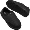 image:imageVolcom Mens Recliner Indoor Outdoor Slippers  Memory Foam Footbed With Folddown HeelBlack White
