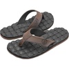 image:imageVolcom Mens Recliner Sandals  Waterfriendly Flip Flops With Recliner Comfort Foam FootbedBrownstone