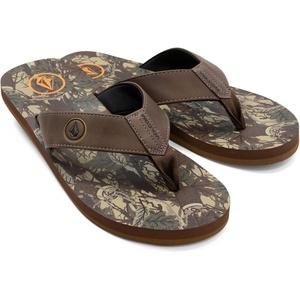 image:imageVolcom Mens Daycation Flip Flop Sandal  Soft Brushed Recliner Comfort Foam FootbedCamoflauge V