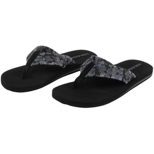 image:imageVolcom Mens Daycation Flip Flop Sandal  Soft Brushed Recliner Comfort Foam FootbedDark Camo