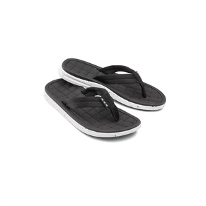 image:imageVolcom Mens Recliner Sandals  Waterfriendly Flip Flops With Recliner Comfort Foam FootbedBlack White Vco