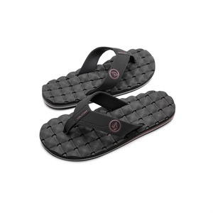 image:imageVolcom Mens Recliner Sandals  Waterfriendly Flip Flops With Recliner Comfort Foam FootbedNavy Combo