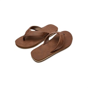 image:imageVolcom Mens Victor Sandals  Waterfriendly Flip Flops With Comfort Foam FootbedBrown LX