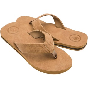 image:imageVolcom Mens Victor Sandals  Waterfriendly Flip Flops With Comfort Foam FootbedRust LX