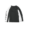 image:imageVolcom Boys Stone Jester Lycra Long Sleeve Rashguard 50 Uv Protection Swim ShirtBlack White