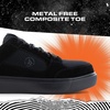 image:imageVolcom Evolve Mens Safety Toe Skate Shoe  Comp Toe  EH  SRBlack