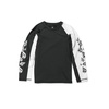 image:imageVolcom Boys Stone Jester Lycra Long Sleeve Rashguard 50 Uv Protection Swim ShirtBlack White