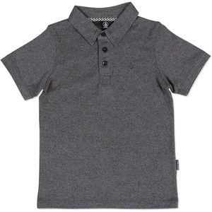 image:imageVolcom Boys Wowzer Polo Short Sleeve ShirtStealth