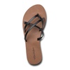 image:imageVolcom Womens New School Strappy Flip Flop Flat Slide SandalBlack