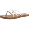 image:imageVolcom Womens New School Strappy Flip Flop Flat Slide SandalDesert Sand